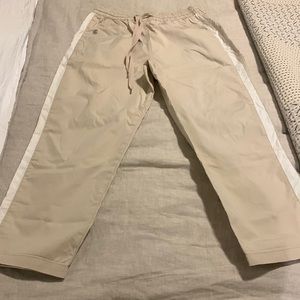 Maeve by Anthropologie Tenley Twill Track pants.